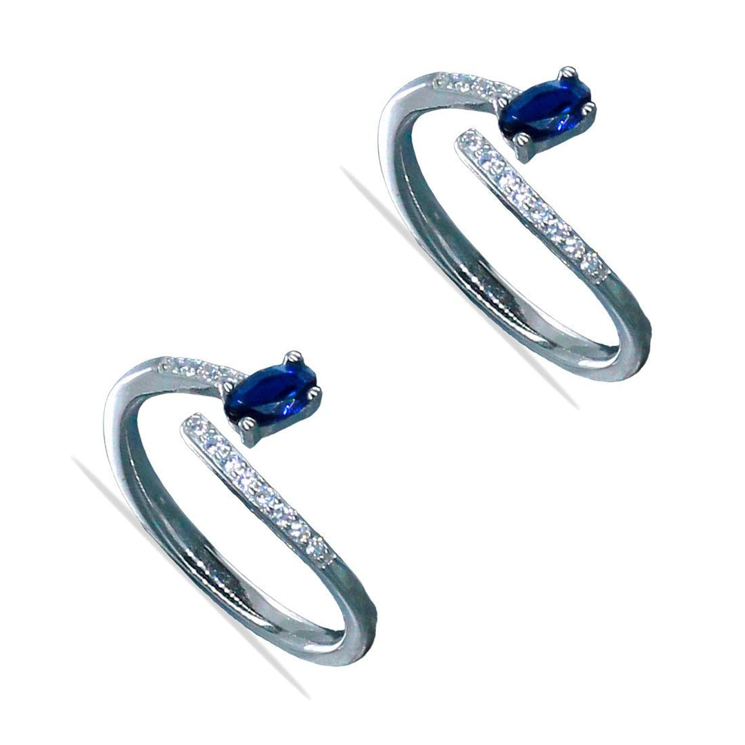 Taraash 925 Sterling Silver CZ Toe Ring For Women - Taraash