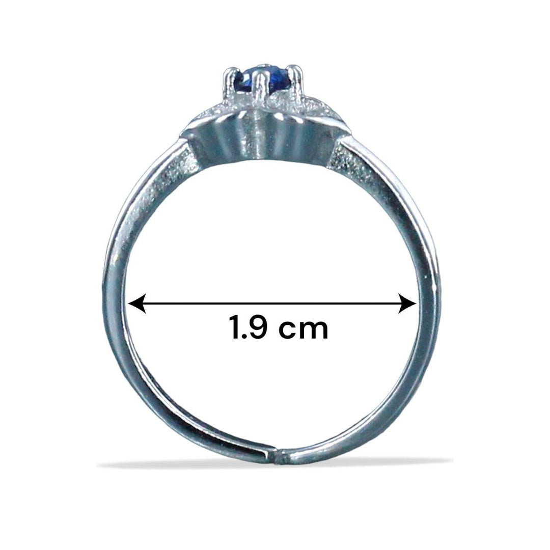 Taraash 925 Sterling Silver CZ Toe Ring For Women - Taraash