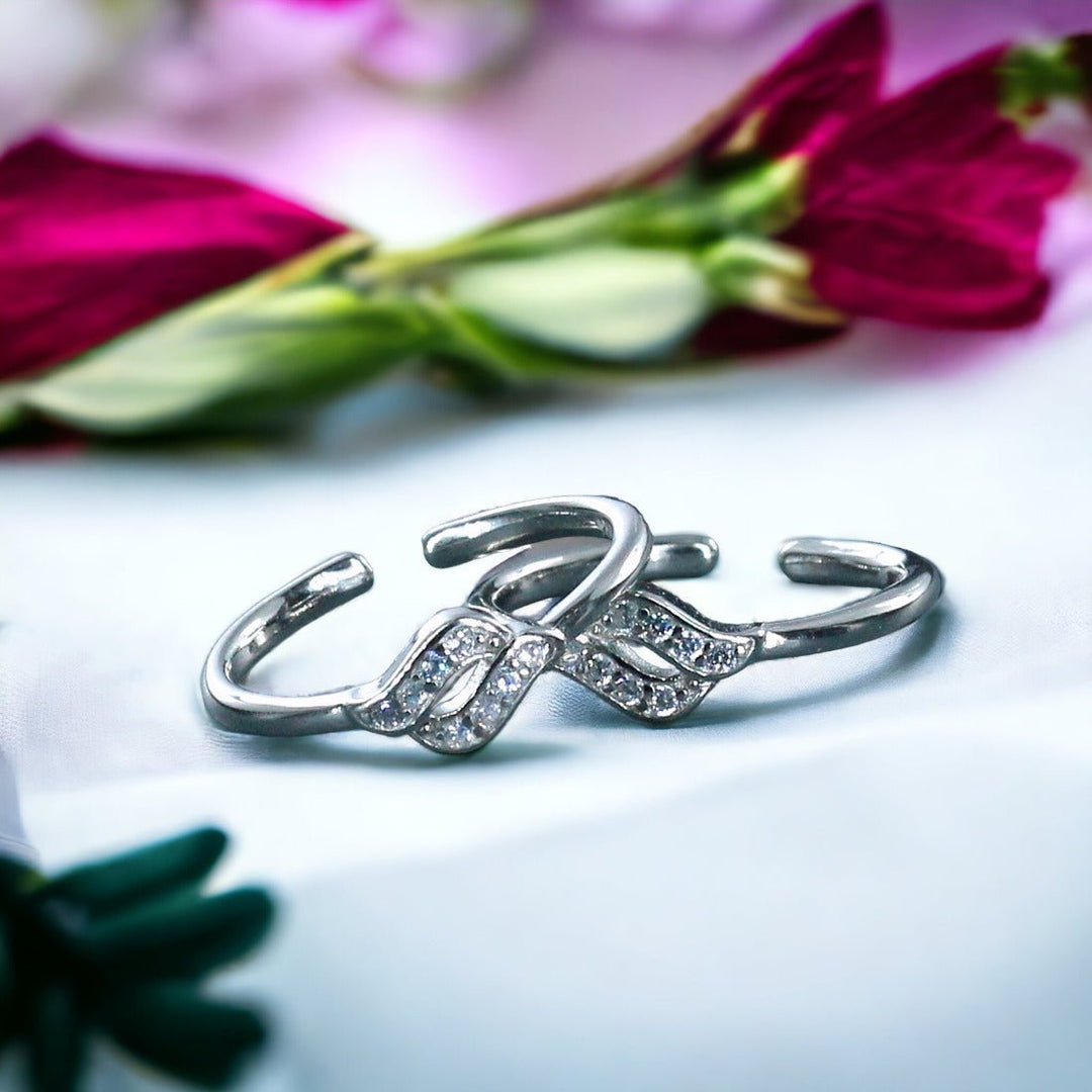 Taraash 925 Sterling Silver Cz Toe Ring For Women - Taraash