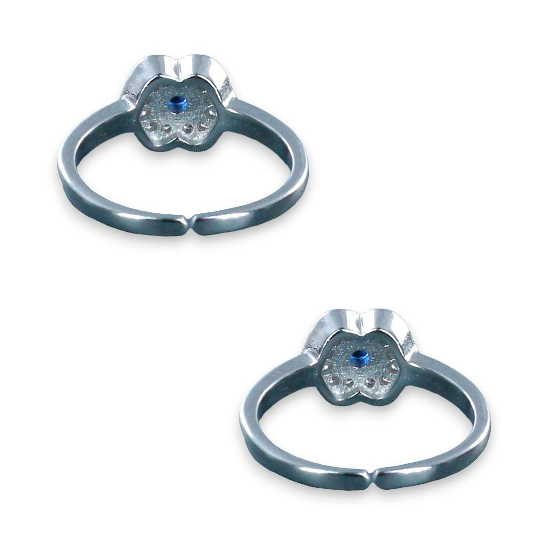 Taraash 925 Sterling Silver CZ Toe Ring For Women - Taraash