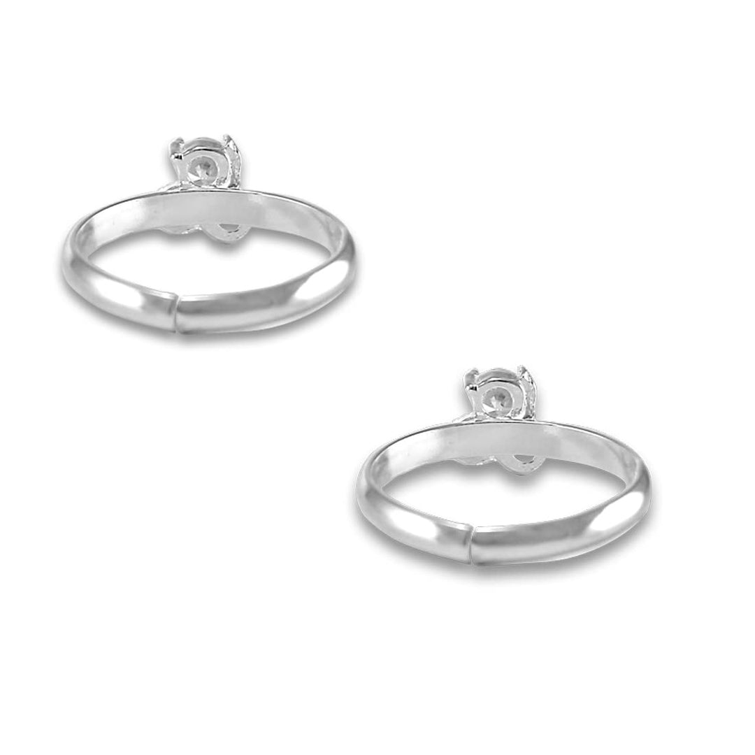 Taraash 925 Sterling Silver CZ Toe Ring For Women - Taraash