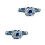 Load image into Gallery viewer, Taraash 925 Sterling Silver CZ Toe Ring For Women - Taraash