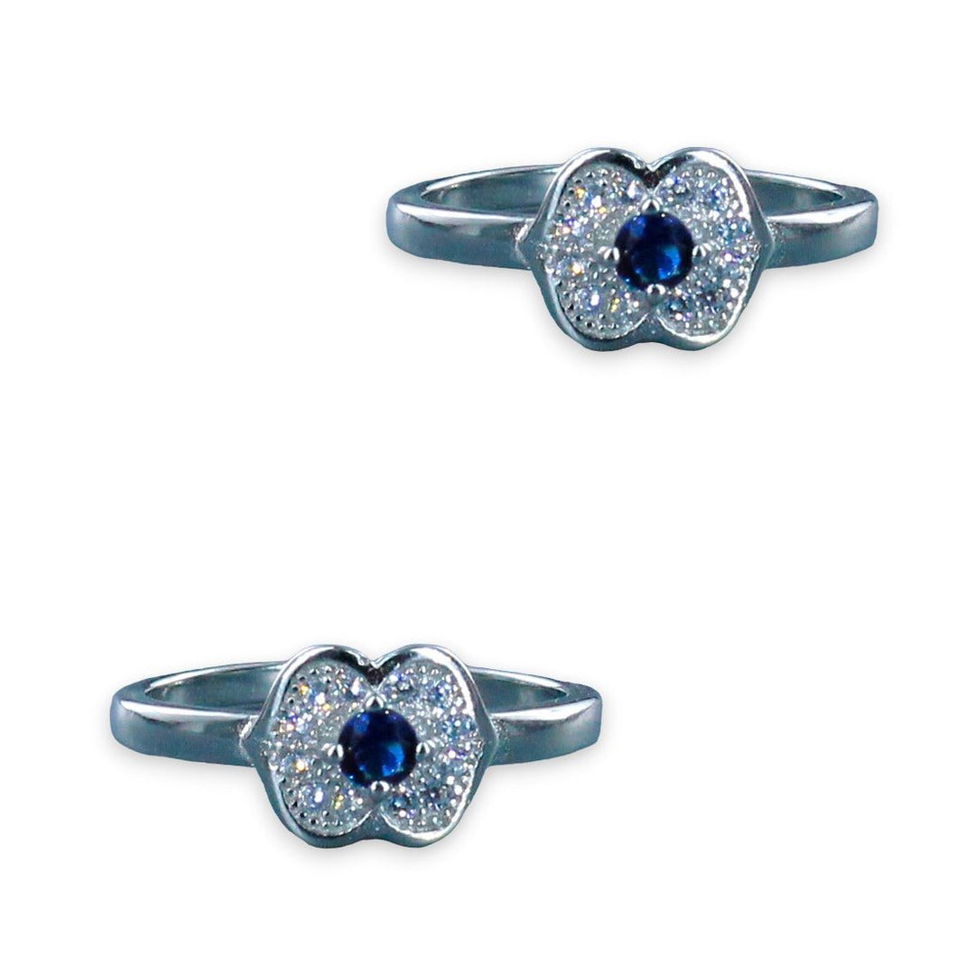 Taraash 925 Sterling Silver CZ Toe Ring For Women - Taraash