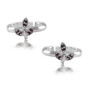 Taraash 925 Sterling Silver CZ Toe Ring | Silver Metti | Chandi Jodavi For Women - Taraash