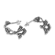 Taraash 925 Sterling Silver Dangle Drop Earrings Women | Vintage Style Antique Earring - Taraash