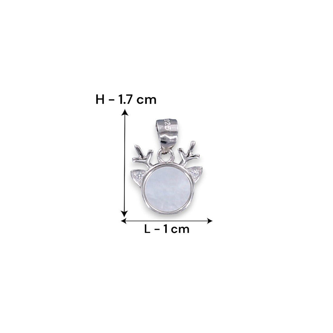 Taraash 925 Sterling Silver Deer Pendant for Women - Taraash