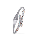 Load image into Gallery viewer, Taraash 925 Sterling Silver Dewdrops Bangle For Women - Taraash
