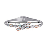 Taraash 925 Sterling Silver Dewdrops Bangle For Women - Taraash