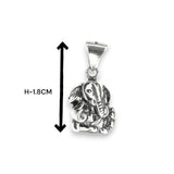 Taraash 925 Sterling Silver Divine Ganesha Pendant For Kids - Taraash