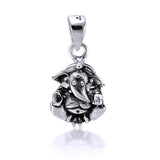 Taraash 925 Sterling Silver Divine Ganesha Pendant For Kids - Taraash