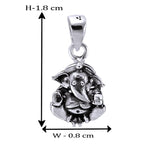Taraash 925 Sterling Silver Divine Ganesha Pendant For Kids - Taraash