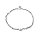 Taraash 925 Sterling Silver Dolphin Antique 1 Piece Anklet For Women - Taraash