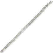 Taraash 925 sterling silver double curb chain bracelet for men - Taraash