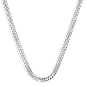 Taraash 925 Sterling Silver Double Curb Chain For Men ADCD10020IN - Taraash