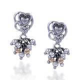 Taraash 925 Sterling Silver Double Heart Earrings For Women - Taraash