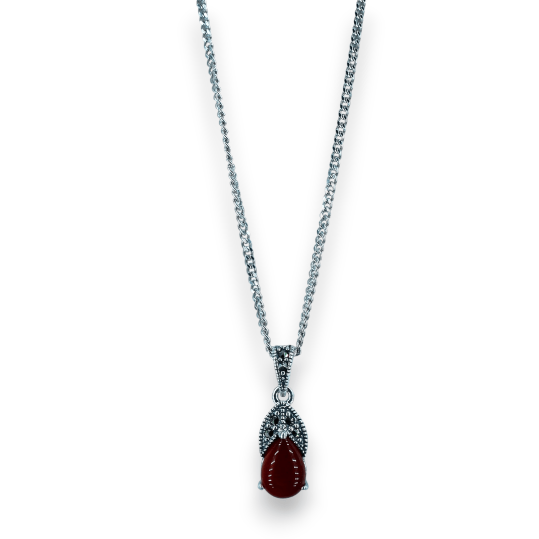 Taraash 925 Sterling Silver Drop Pendant Set For Women - Taraash