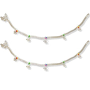 Taraash 925 Sterling Silver Enamel Anklets For Women - Taraash