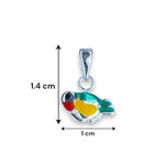 Load image into Gallery viewer, Taraash 925 Sterling Silver Enamel Bird Locket Set For Girls - Taraash
