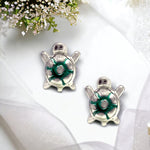 Load image into Gallery viewer, Taraash 925 Sterling Silver Enamel Turtle Stud Earrings For Girls - Taraash
