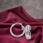 Load image into Gallery viewer, Taraash 925 Sterling Silver Engraved Hoop For Women - Taraash