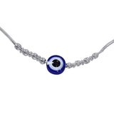 Taraash 925 Sterling Silver Evil Eye Anklet For Women - Taraash