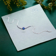 Taraash 925 Sterling Silver Evil Eye Anklet For Women - Taraash