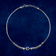 Taraash 925 Sterling Silver Evil Eye Anklet For Women - Taraash