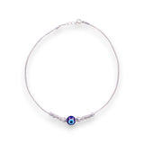 Taraash 925 Sterling Silver Evil Eye Anklet For Women - Taraash