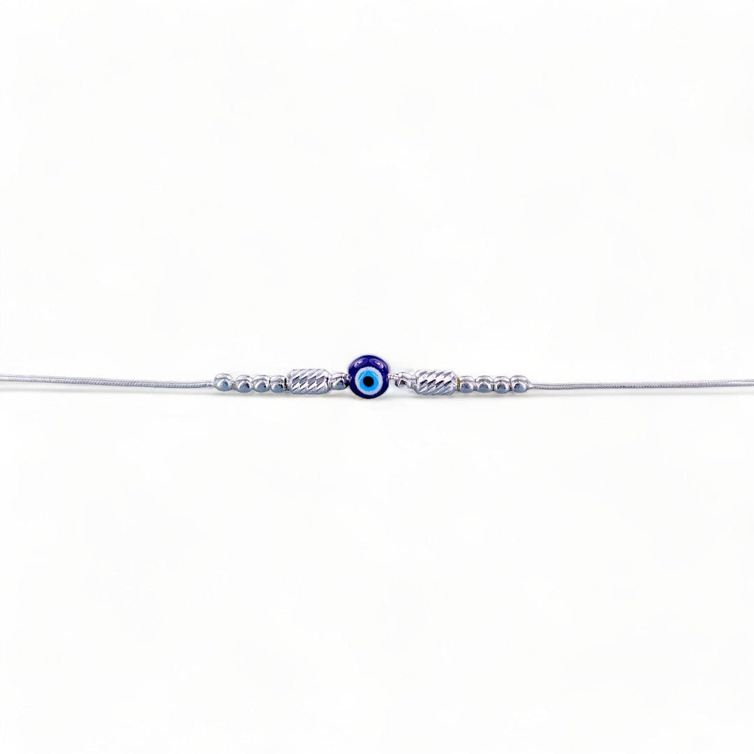 Taraash 925 Sterling Silver Evil Eye Anklet For Women - Taraash