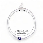 Load image into Gallery viewer, Taraash 925 Sterling Silver Evil Eye Anklet for Women - Taraash
