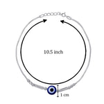 Load image into Gallery viewer, Taraash 925 Sterling Silver Evil Eye Anklet For Women - Taraash
