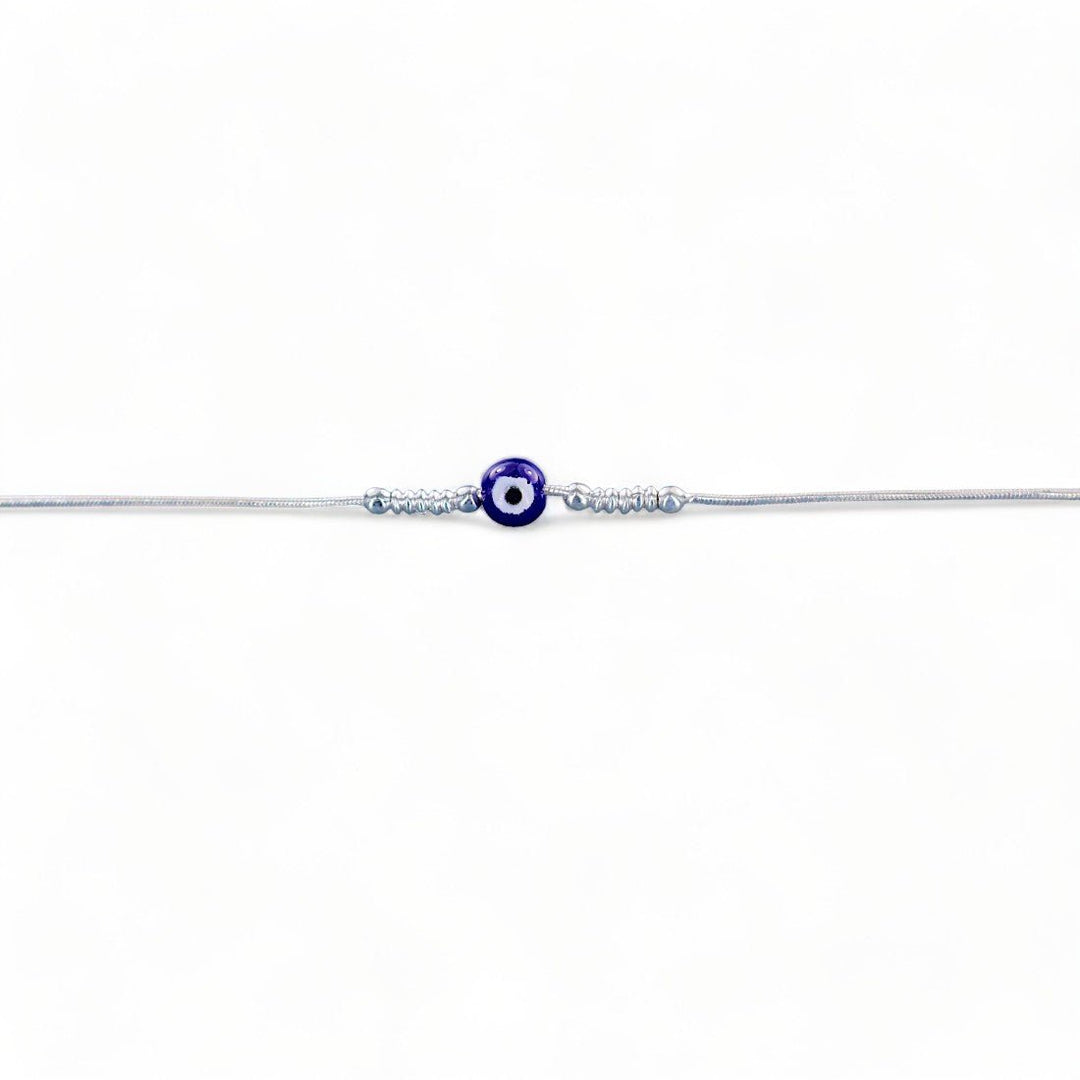 Taraash 925 Sterling Silver Evil Eye Anklet for Women - Taraash