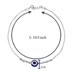 Load image into Gallery viewer, Taraash 925 Sterling Silver Evil Eye Anklet For Women - Taraash