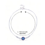 Load image into Gallery viewer, Taraash 925 Sterling Silver Evil Eye Beaded Anklet for Women - Taraash