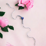 Taraash 925 Sterling Silver Evil Eye Beaded Anklet for Women - Taraash