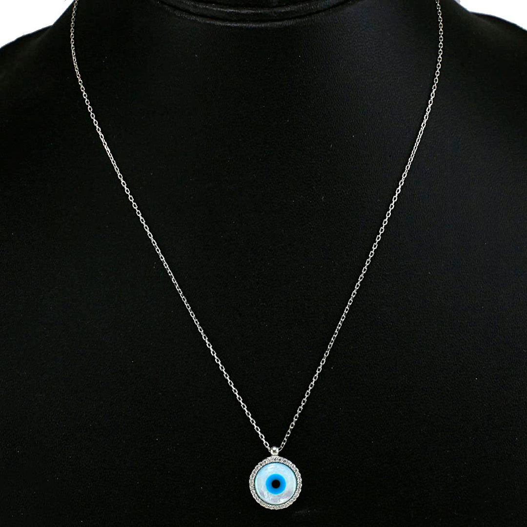 Taraash 925 Sterling Silver Evil Eye Necklace For Women - Taraash