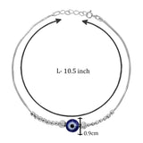 Taraash 925 Sterling Silver Evil Eye Payal Gift For Women - Taraash