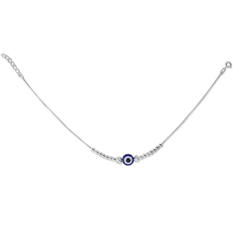 Taraash 925 Sterling Silver Evil Eye Payal Gift For Women - Taraash