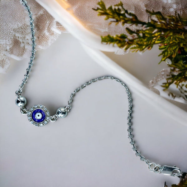 Taraash 925 Sterling Silver Evil Eye Rakhi - Taraash