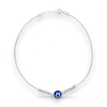 Load image into Gallery viewer, Taraash 925 Sterling Silver Evil Eye Silver Ball Anklet For Women - Taraash