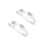 Load image into Gallery viewer, Taraash 925 Sterling Silver Fancy Anklet Toe Ring Combo For Women COMBO ANTR 115 - Taraash