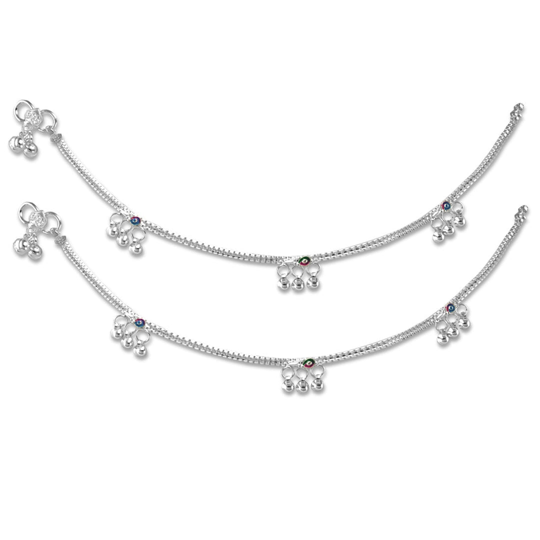 Taraash 925 Sterling Silver Fancy Anklets For Women - Taraash