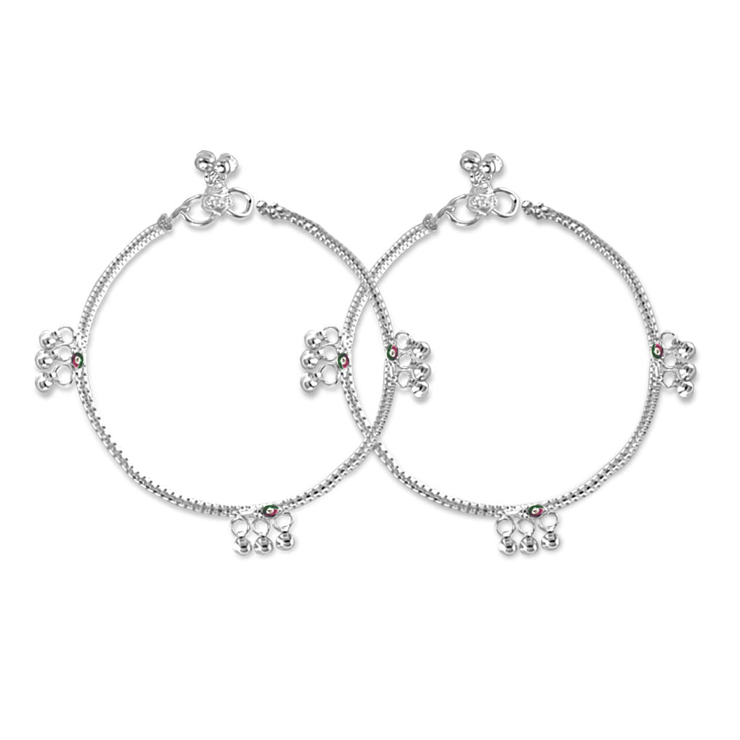 Taraash 925 Sterling Silver Fancy Anklets For Women - Taraash