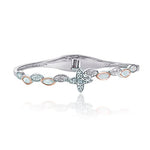 Load image into Gallery viewer, Taraash 925 Sterling Silver Fancy Bangle Kada For Women - Taraash