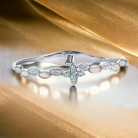 Taraash 925 Sterling Silver Fancy Bangle Kada For Women - Taraash