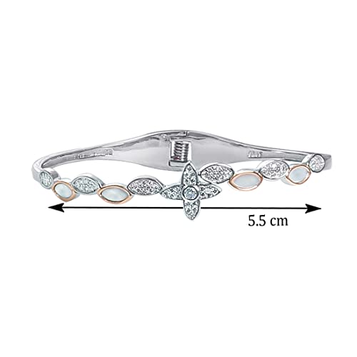 Taraash 925 Sterling Silver Fancy Bangle Kada For Women - Taraash