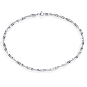 Taraash 925 Sterling Silver Fancy Chain Anklets For Women SDS5010H - Taraash