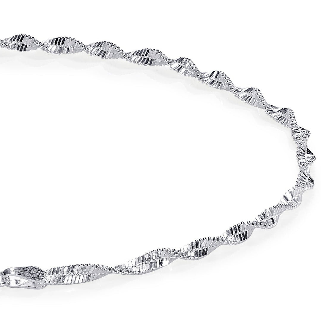 Taraash 925 Sterling Silver Fancy Chain Anklets For Women SDS5010H - Taraash