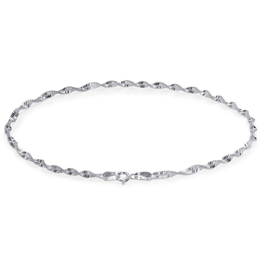 Taraash 925 Sterling Silver Fancy Chain Anklets For Women SDS5010H - Taraash