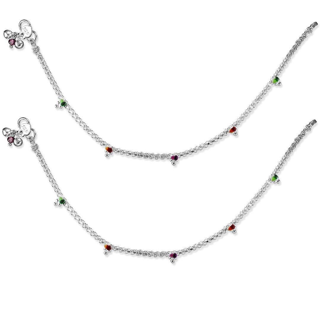 Taraash 925 Sterling Silver Fancy Payal / Anklet For Women - Taraash